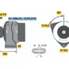 Bosch Alternator 0124655033--TRUCK -GSF Car Parts shop 012465503313077095