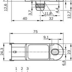 Bosch Boost Pressure Sensor 0281002996 -GSF Car Parts shop 028100299613155573
