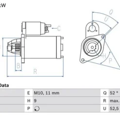 Bosch Starter Motor 1986S00686