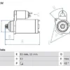 Bosch Starter Motor 1986S00868 -GSF Car Parts shop 1986S0086813222593